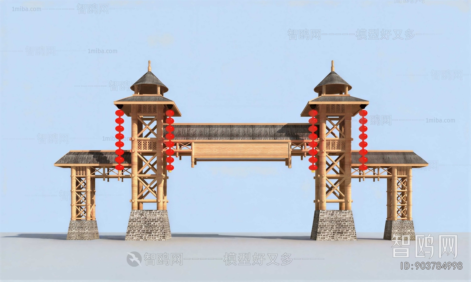 New Chinese Style Gate