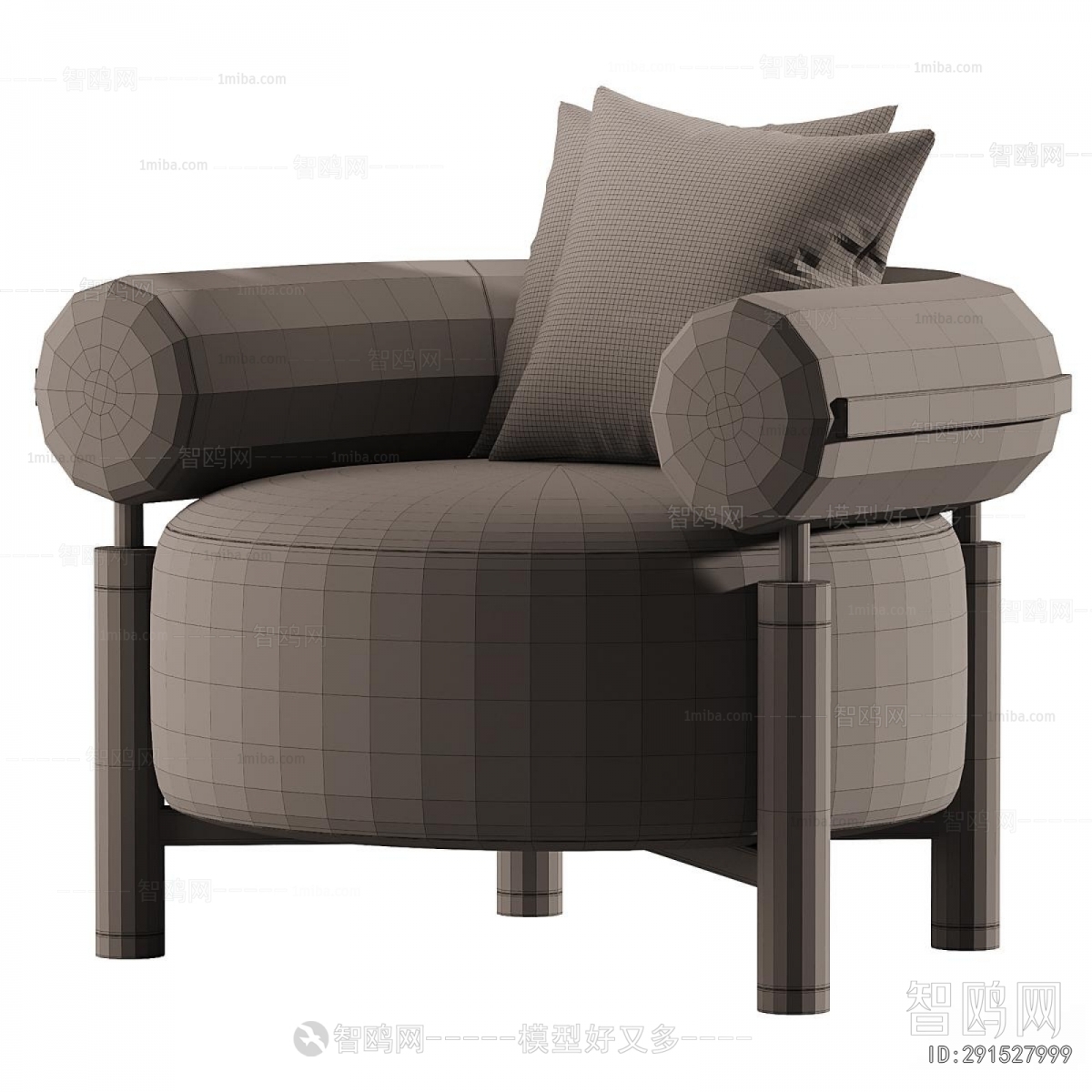 Nordic Style Single Sofa