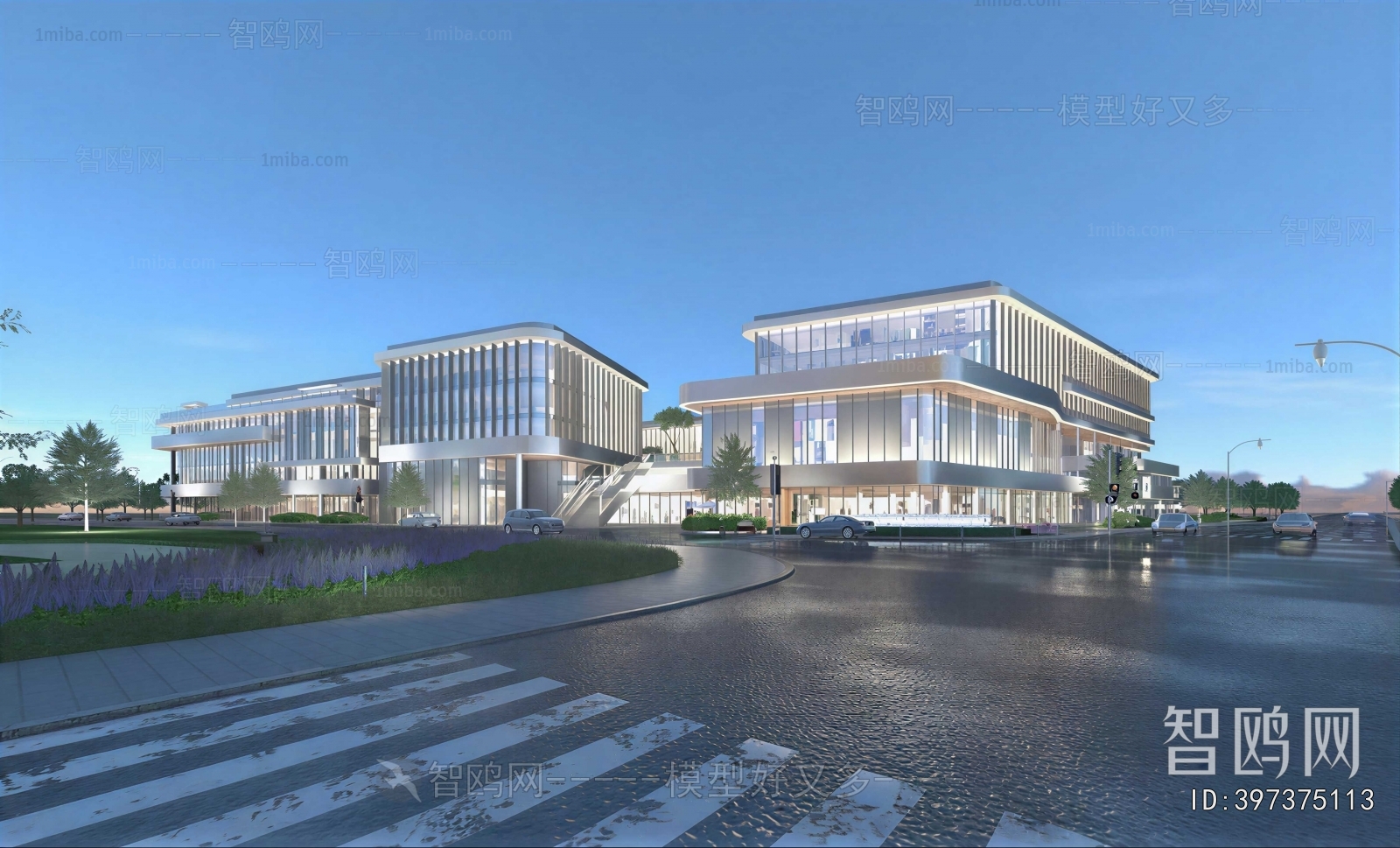 Modern Appearance Of Commercial Building