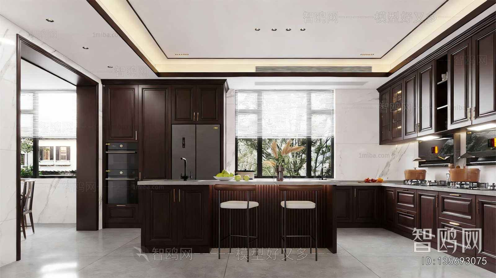 New Chinese Style Open Kitchen