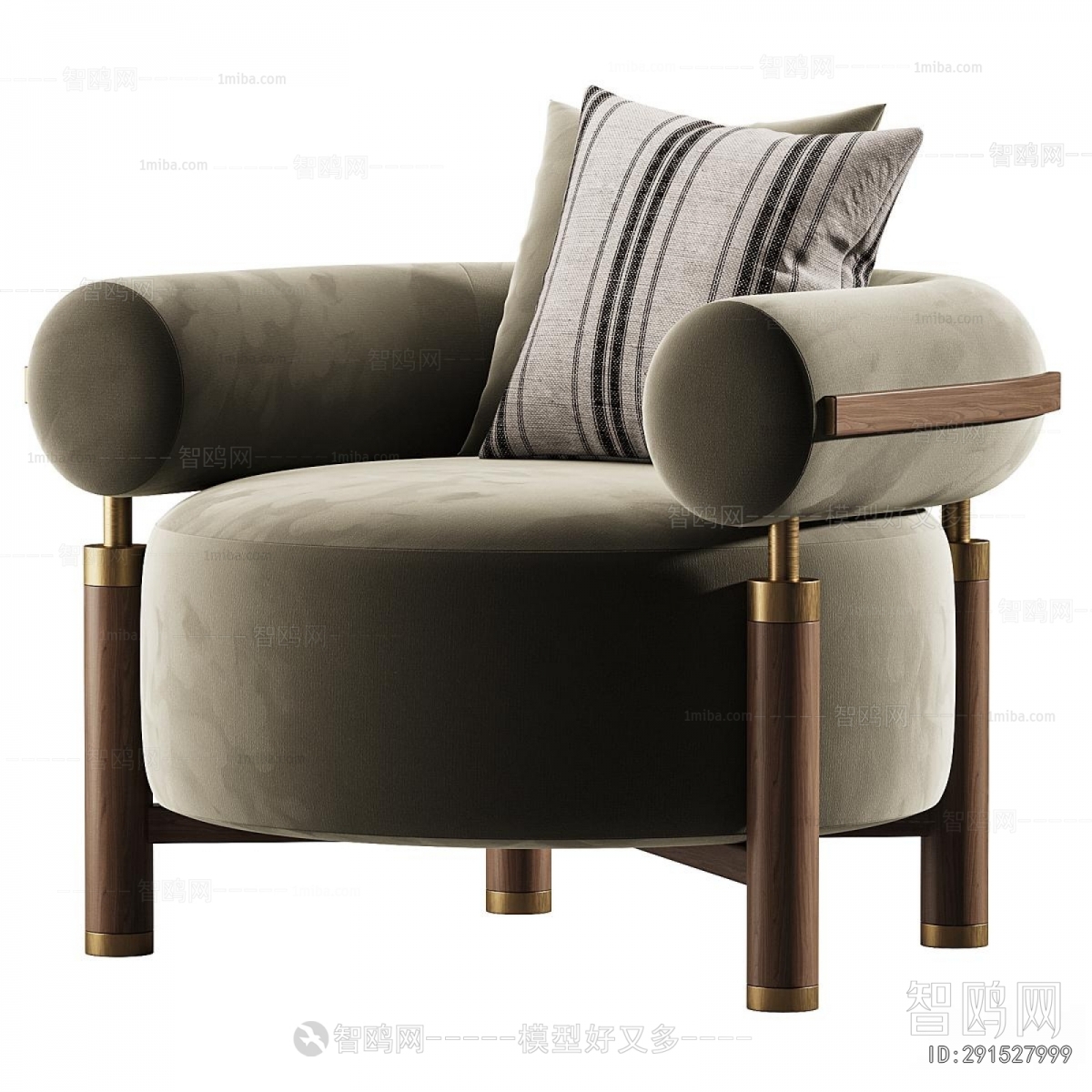 Nordic Style Single Sofa