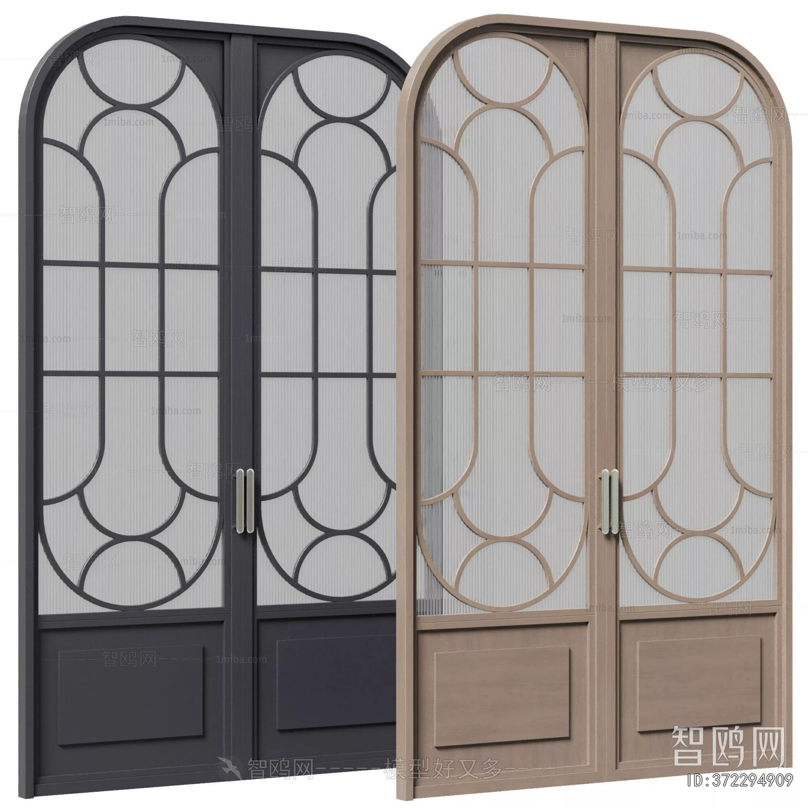 Modern Double Door