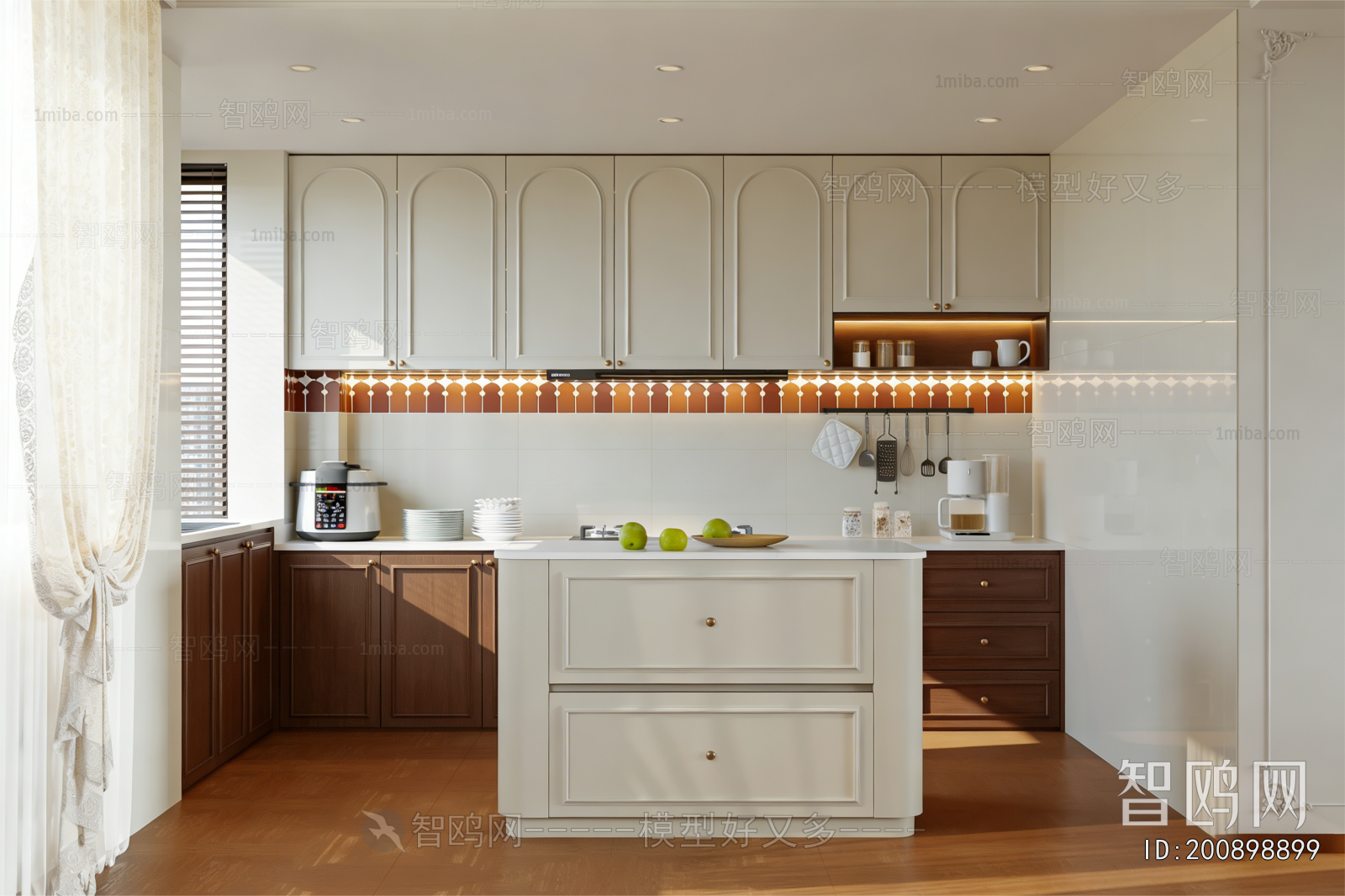 French Style Open Kitchen