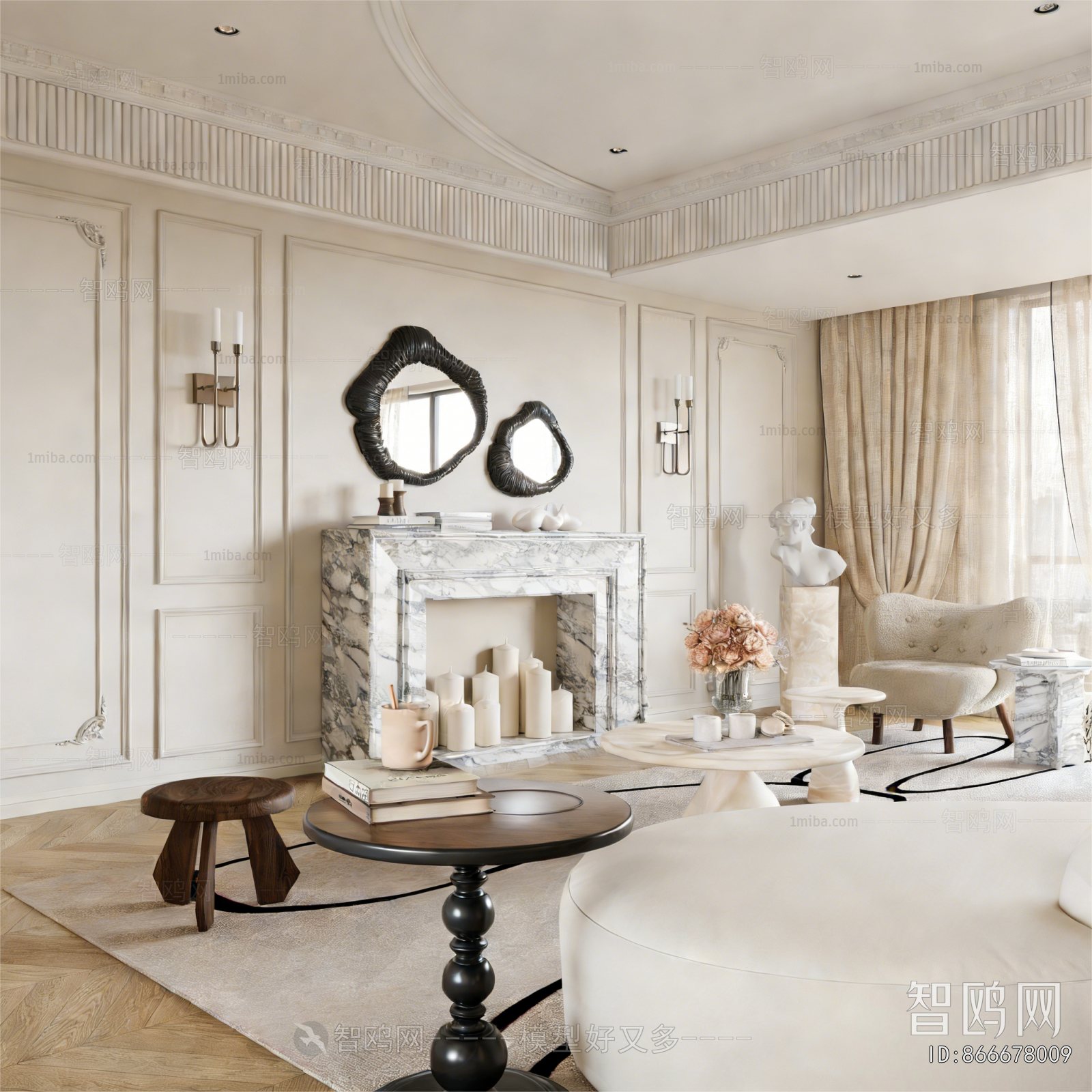 French Style A Living Room