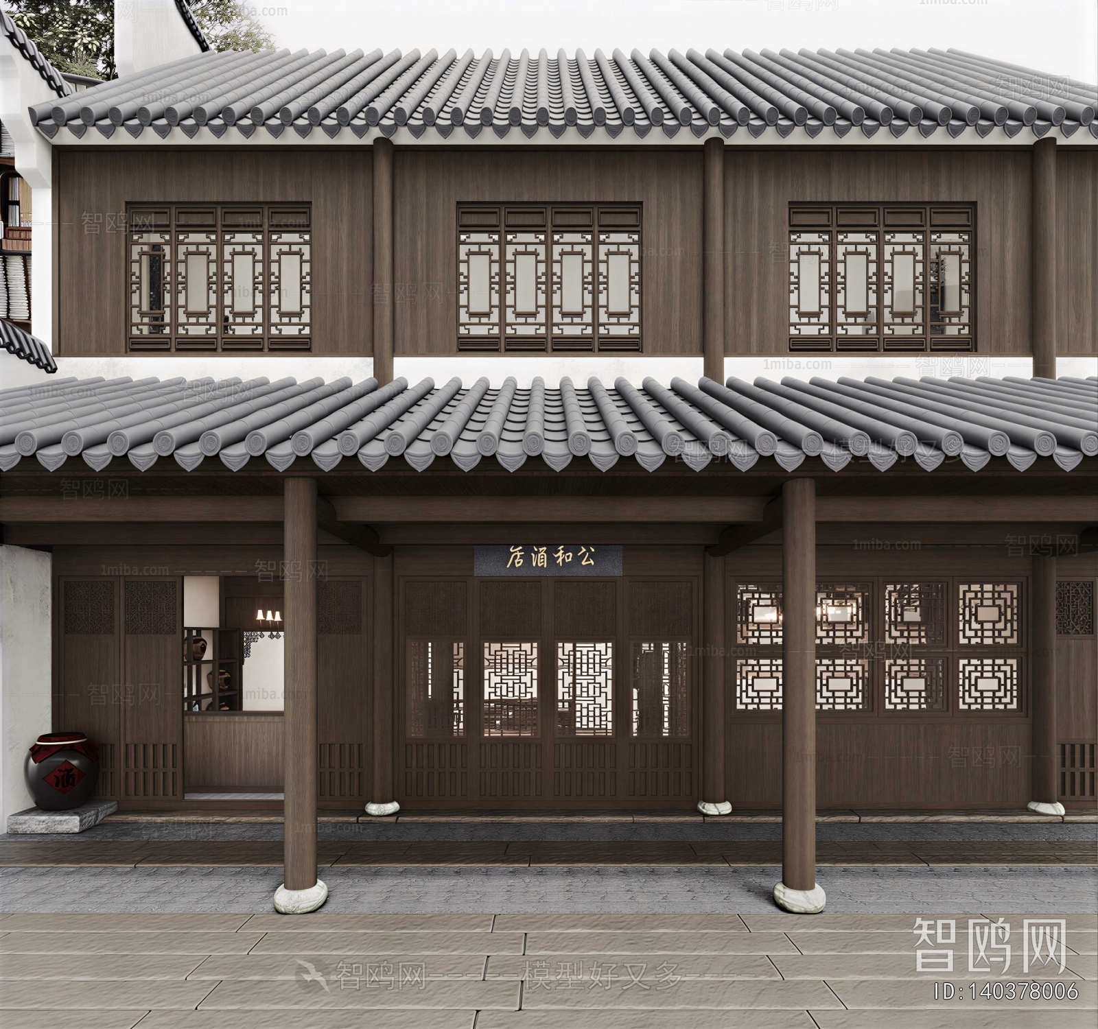 New Chinese Style Facade Element