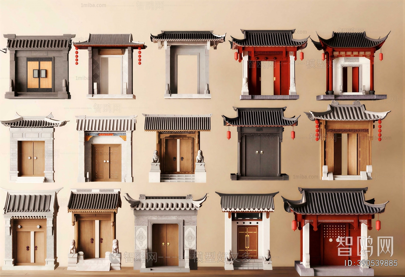 New Chinese Style Gate