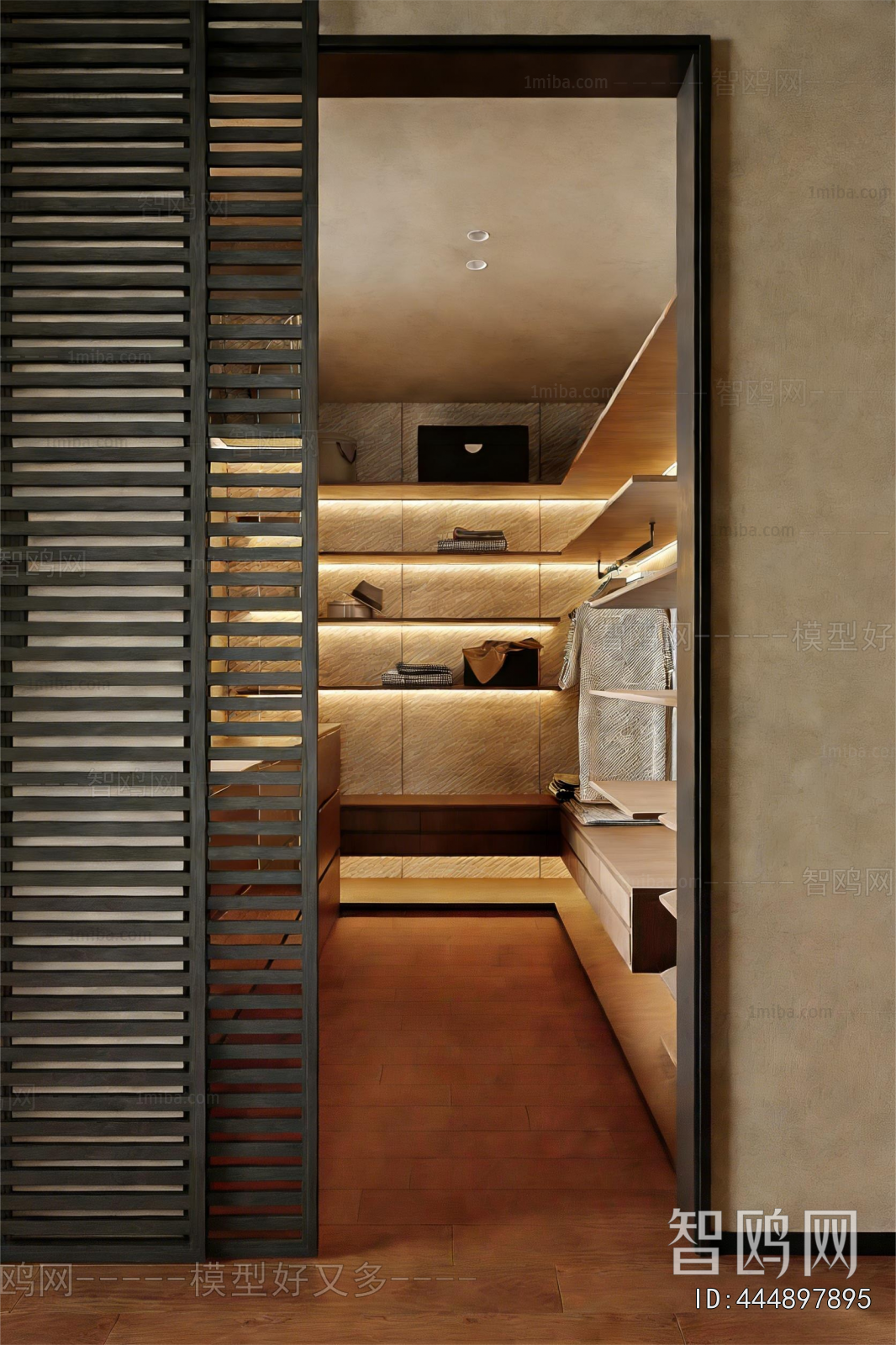 Modern Clothes Storage Area