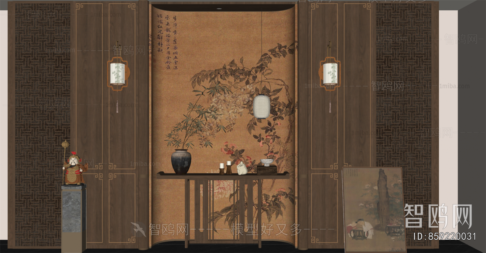 New Chinese Style Hallway