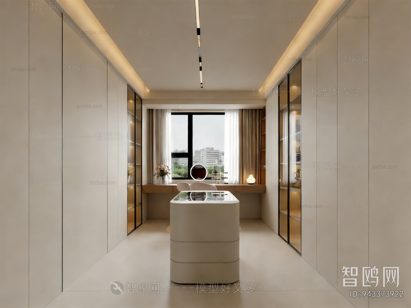 Modern Clothes Storage Area