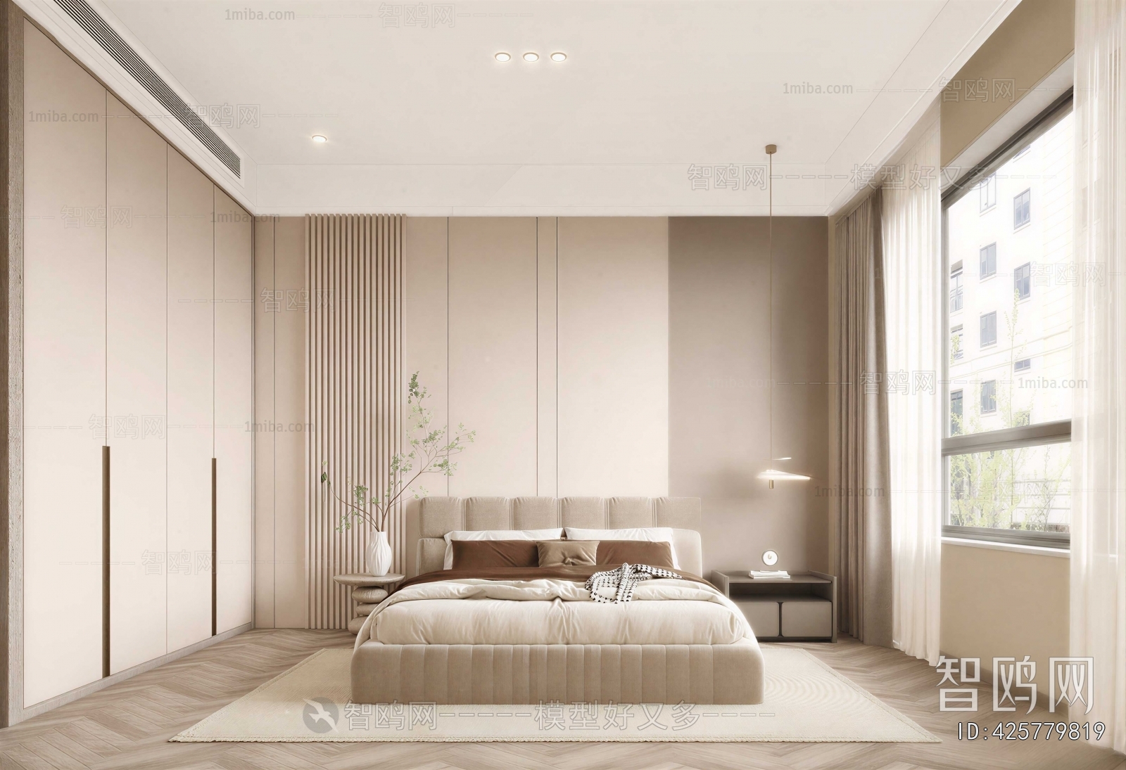 New Chinese Style Bedroom