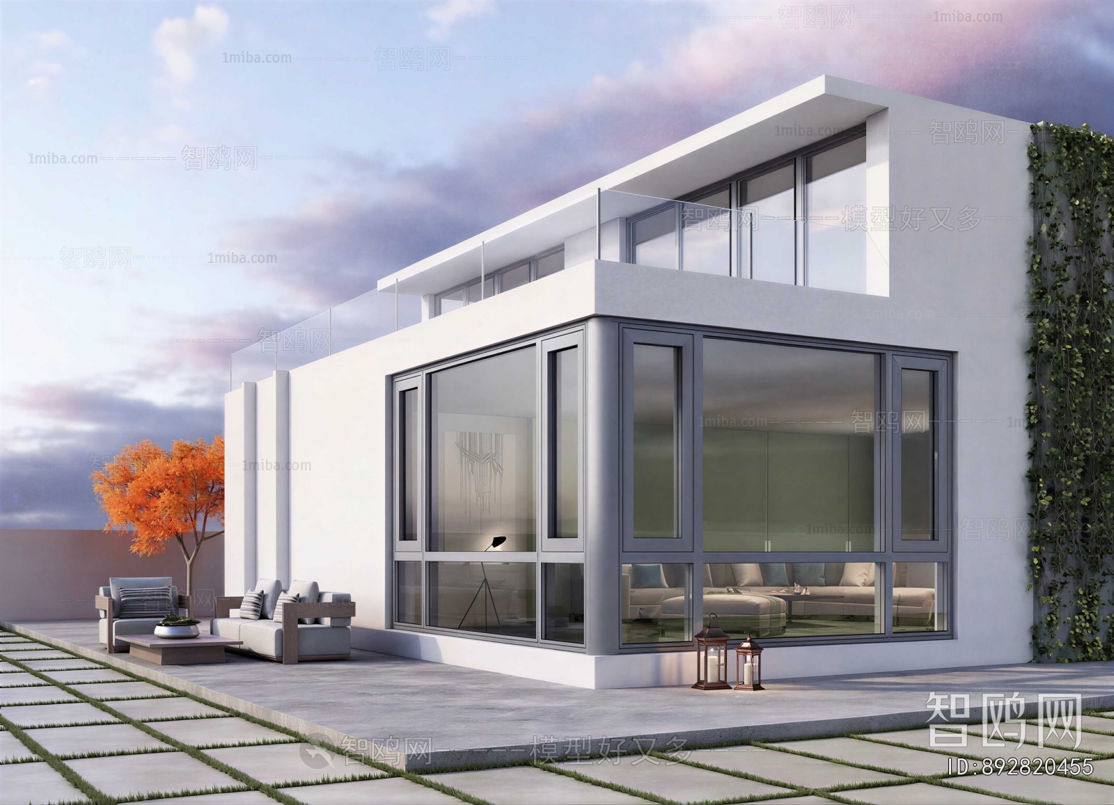 Modern Courtyard/landscape