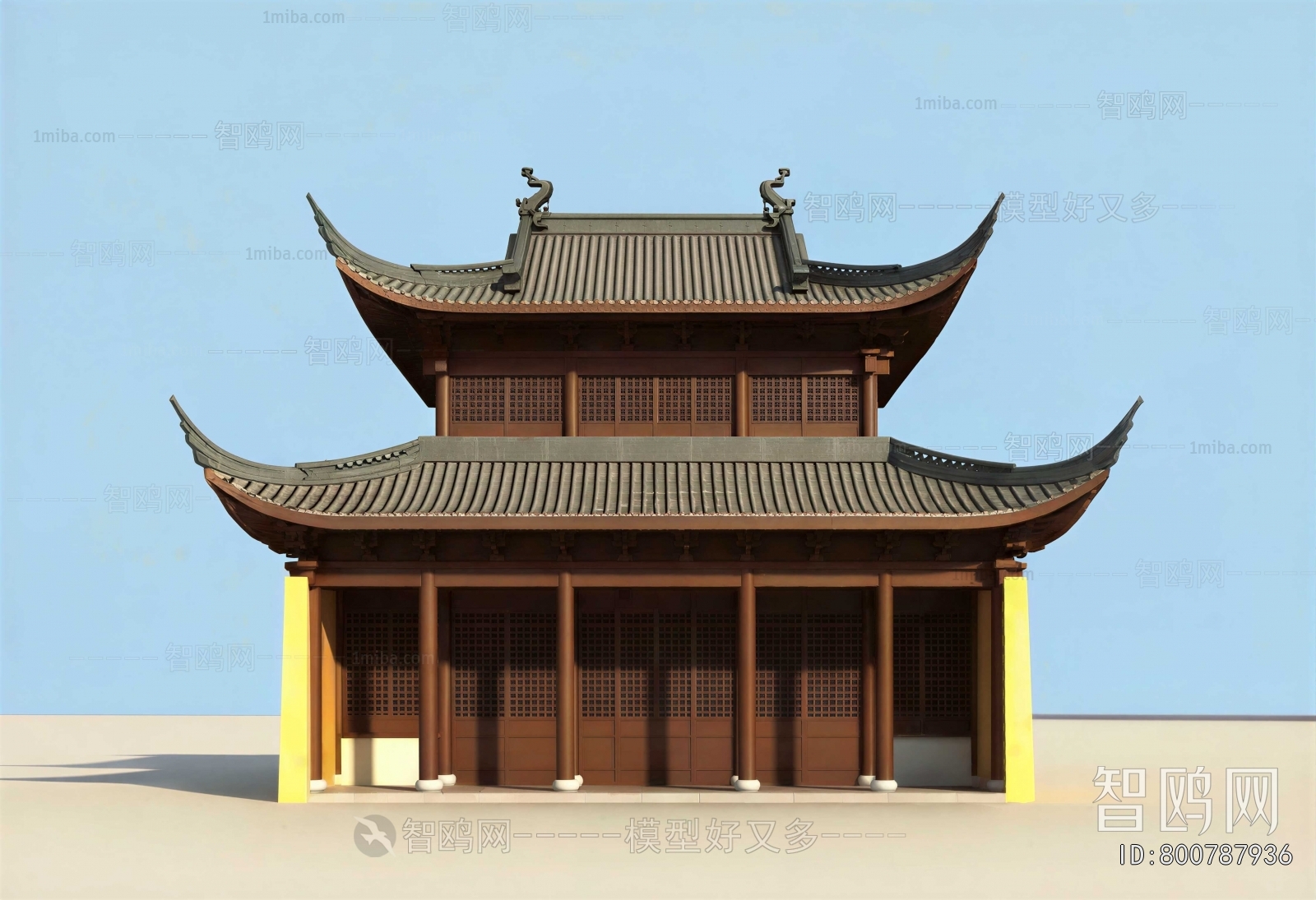 Chinese Style Ancient Architectural Buildings
