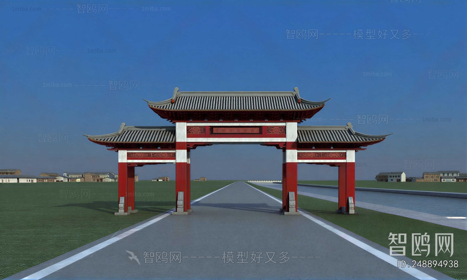 Chinese Style Ancient Architectural Buildings