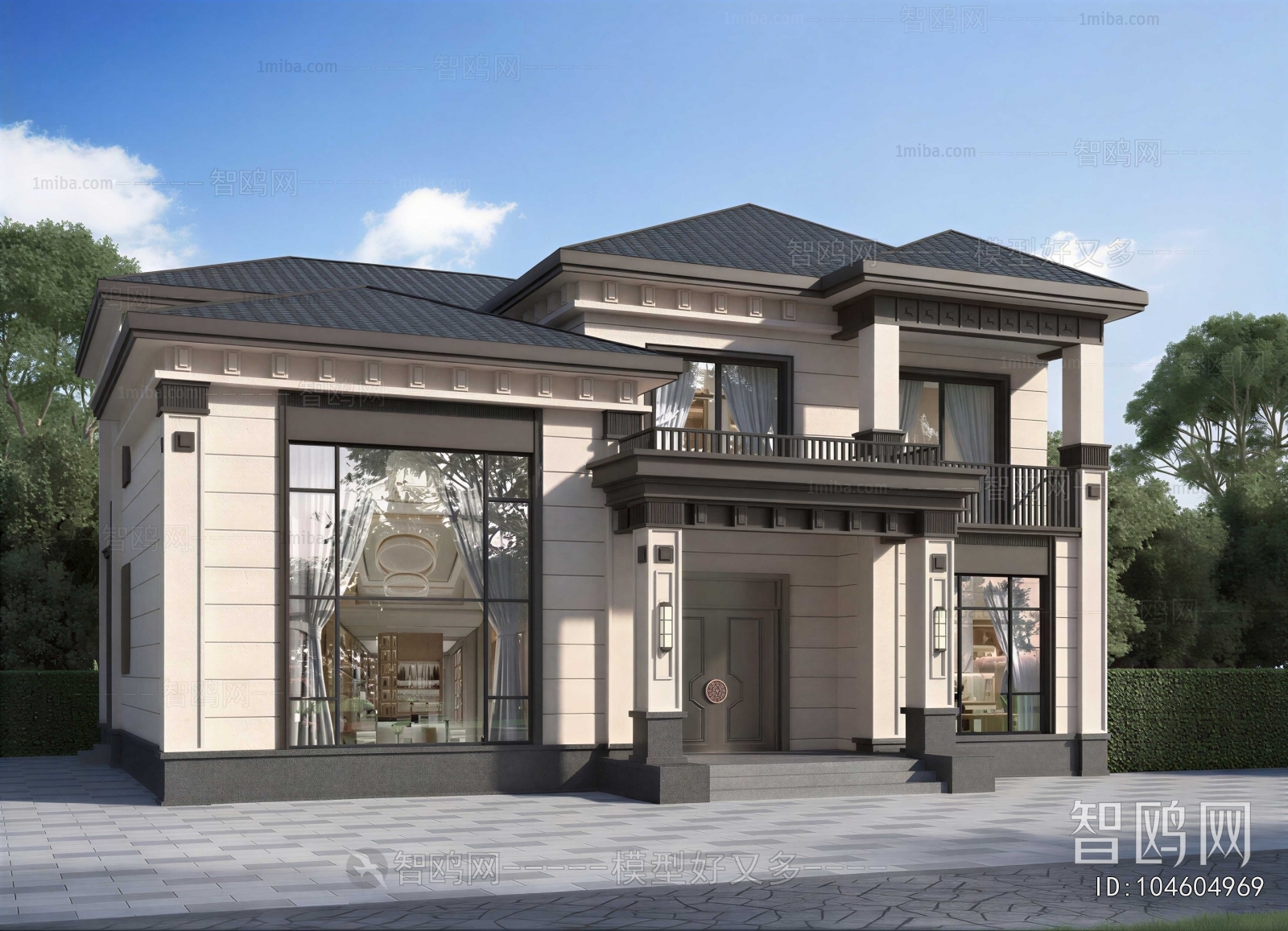 New Chinese Style Detached Villa
