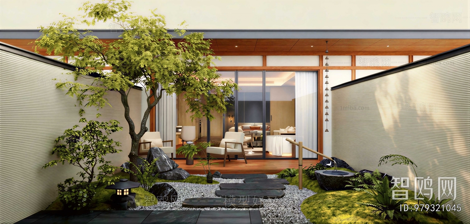New Chinese Style Courtyard/landscape