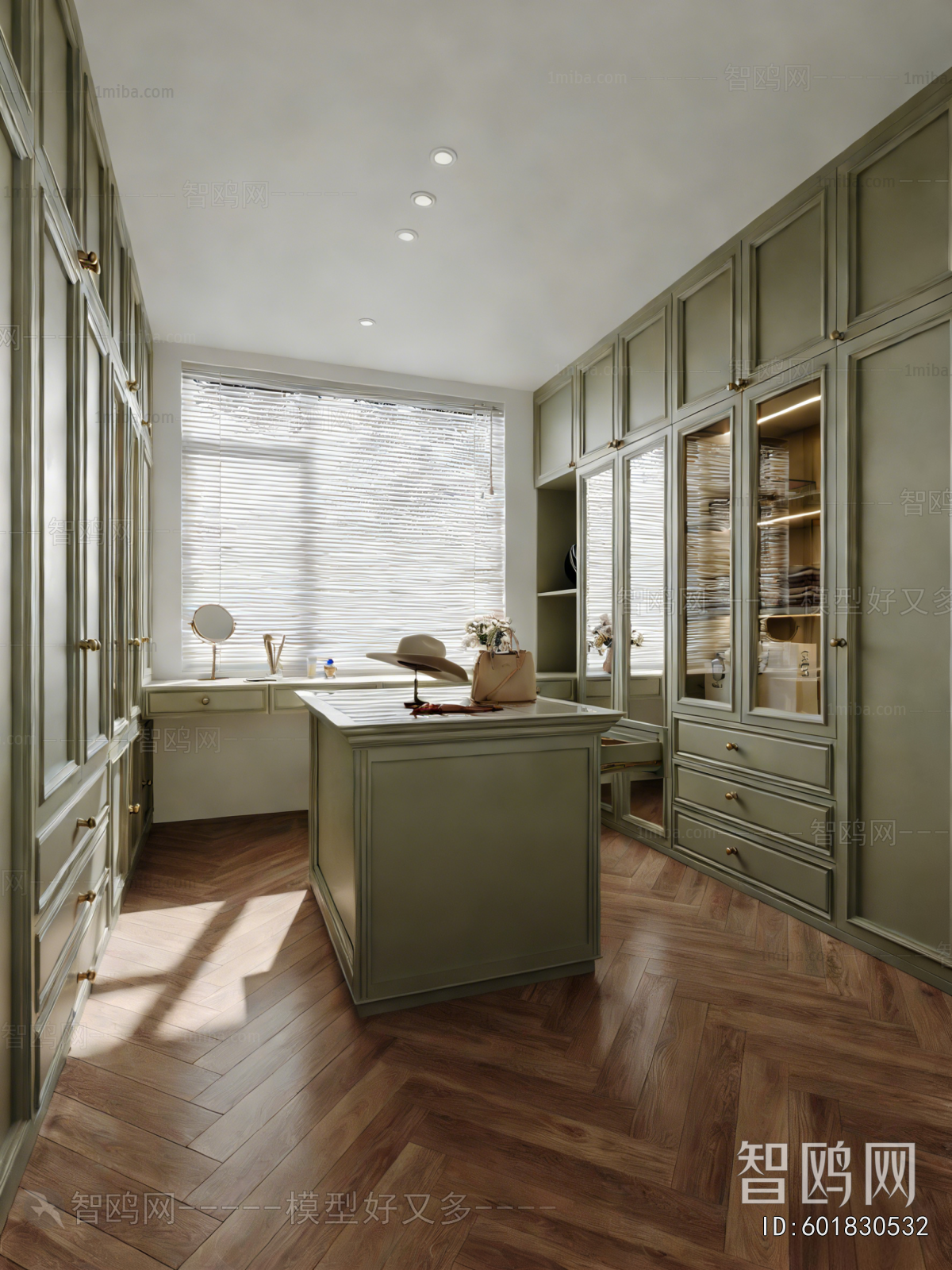 French Style Clothes Storage Area
