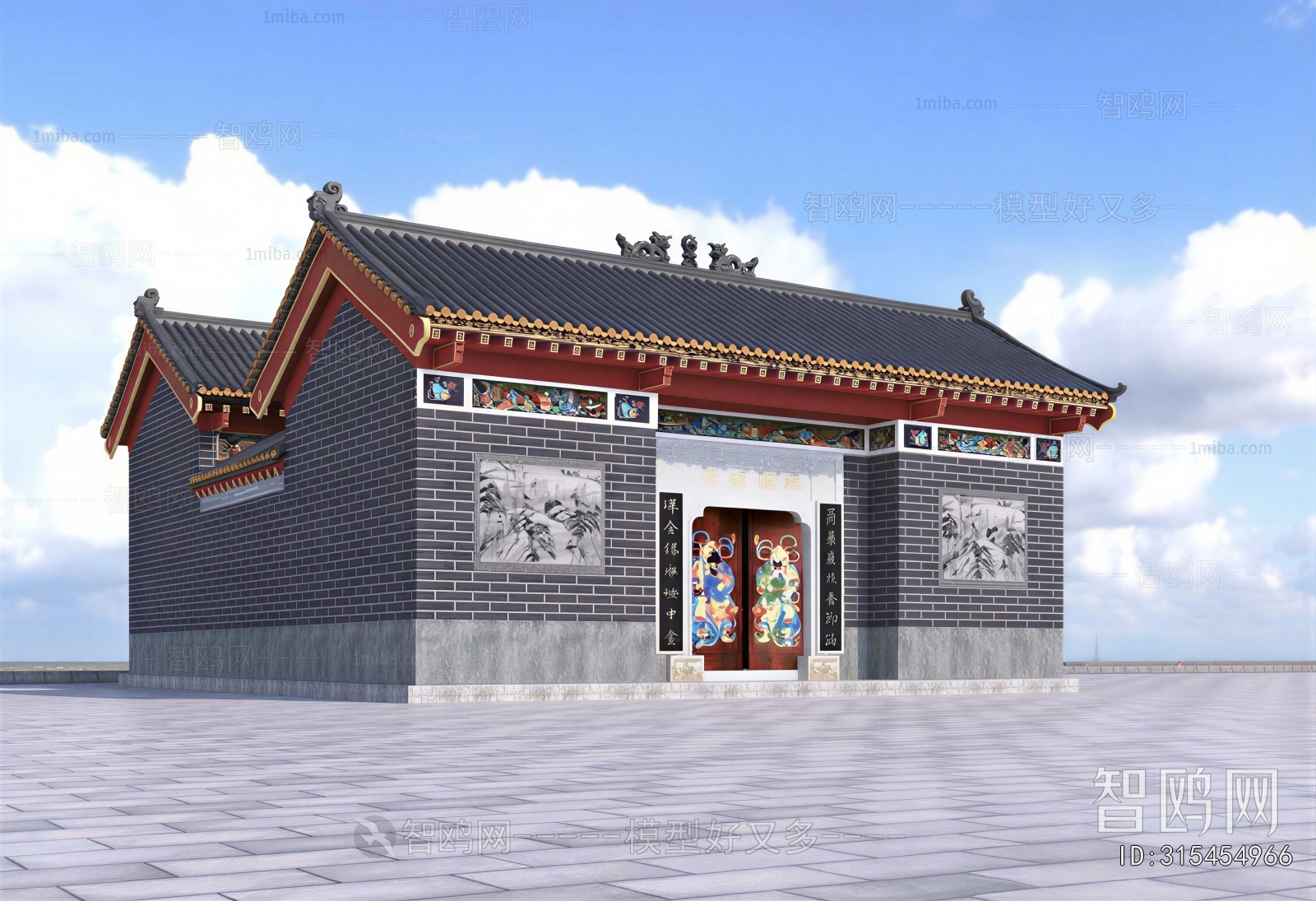 Chinese Style Ancient Architectural Buildings