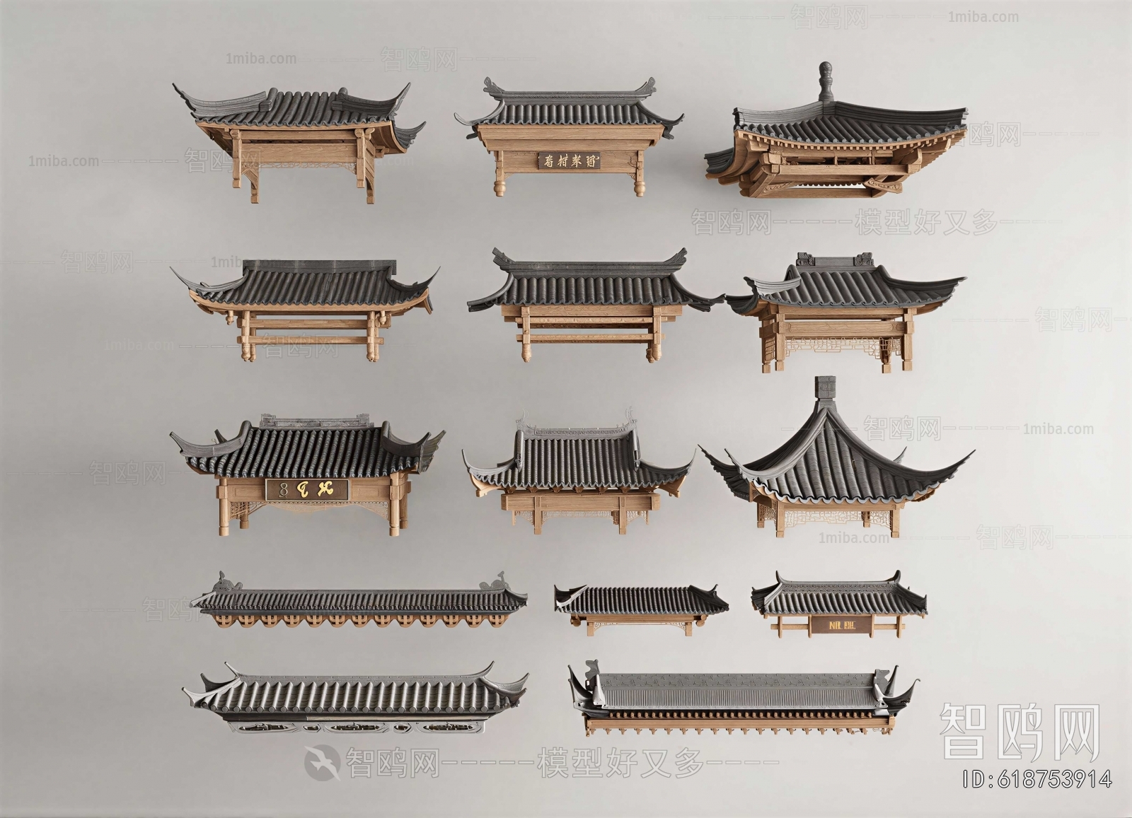 Chinese Style Building Component