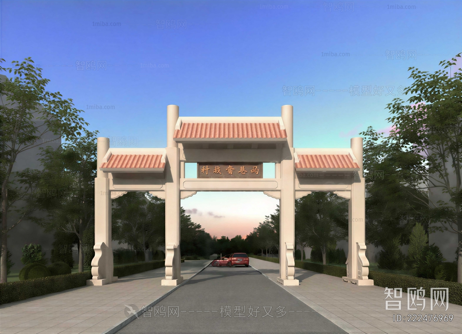 New Chinese Style Facade Element