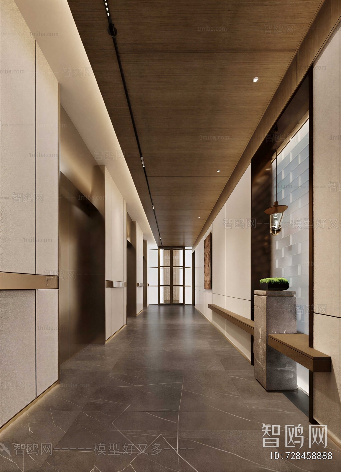 Modern Office Aisle