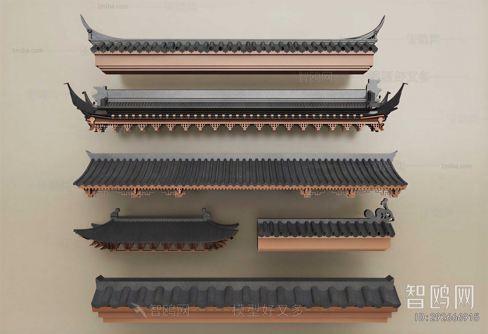 Chinese Style Building Component