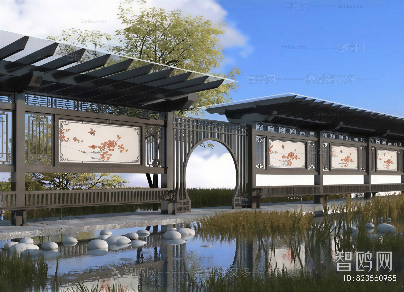 Chinese Style Gallery Frame
