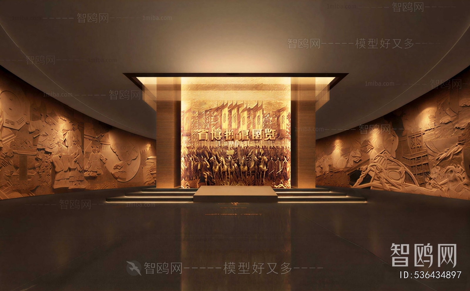 New Chinese Style Exhibition Hall