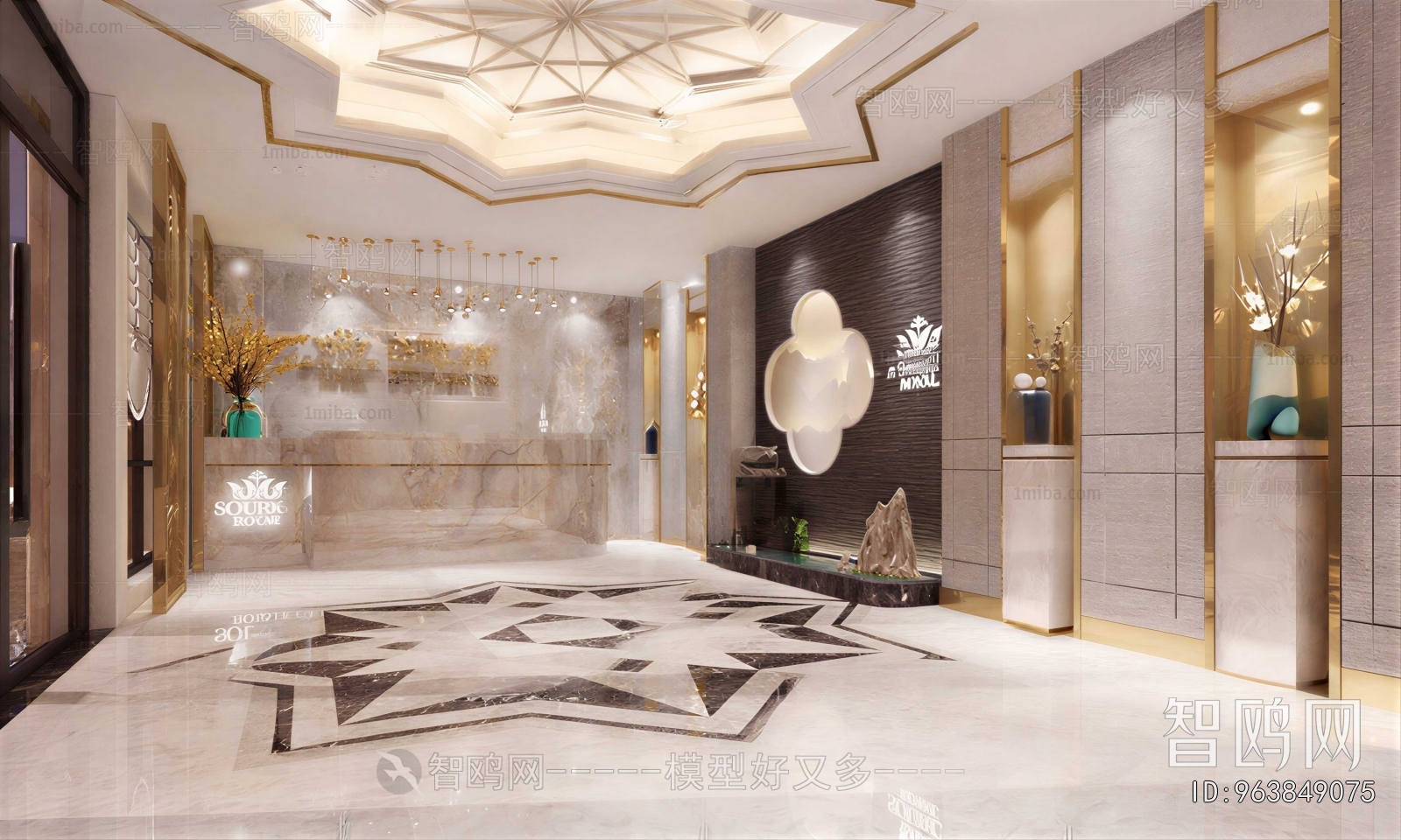 New Chinese Style Lobby Hall