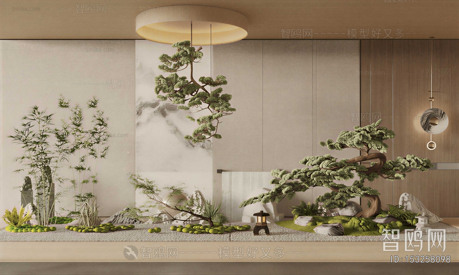 New Chinese Style Plant Landscaping