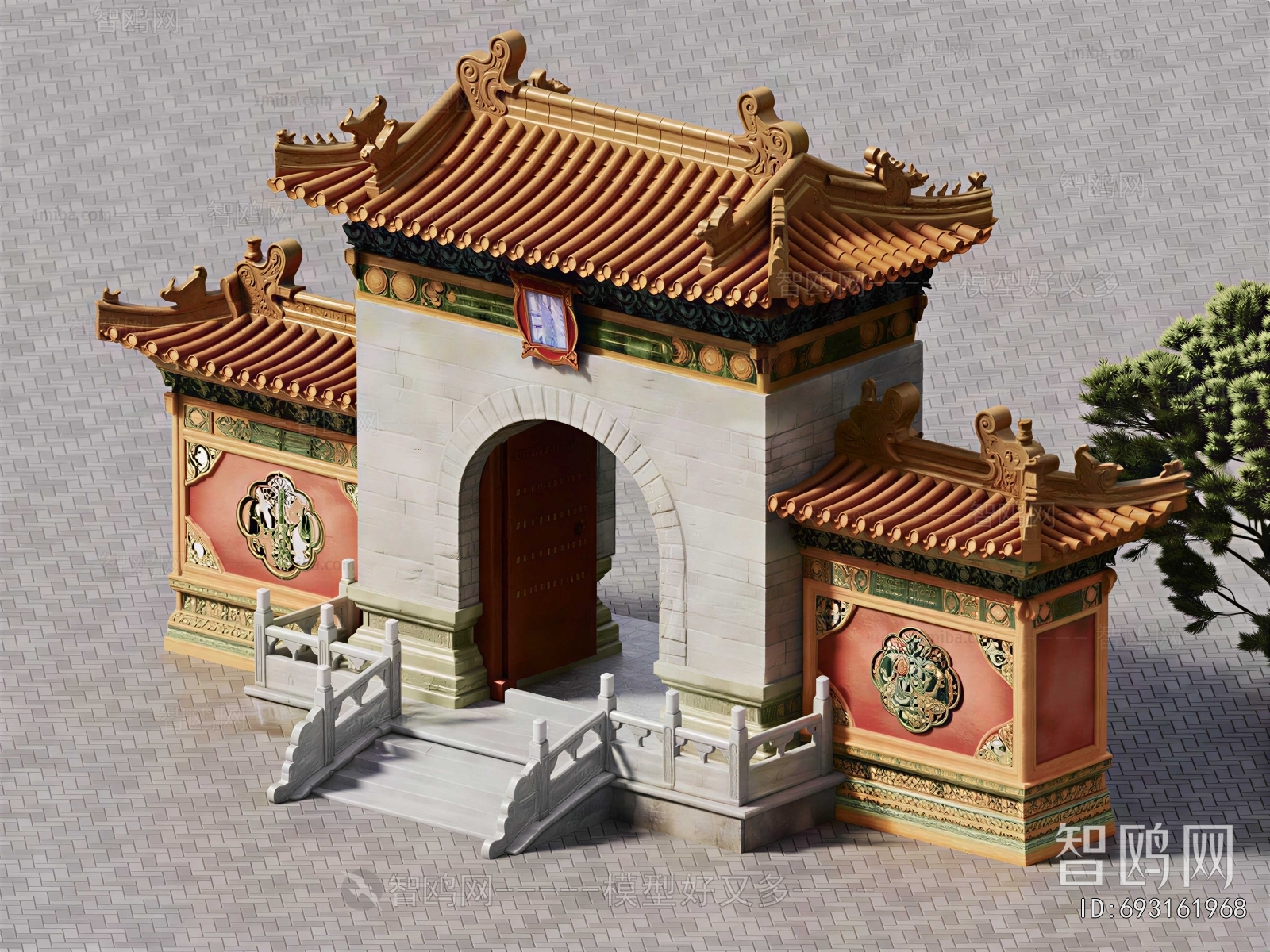 Chinese Style Ancient Architectural Buildings