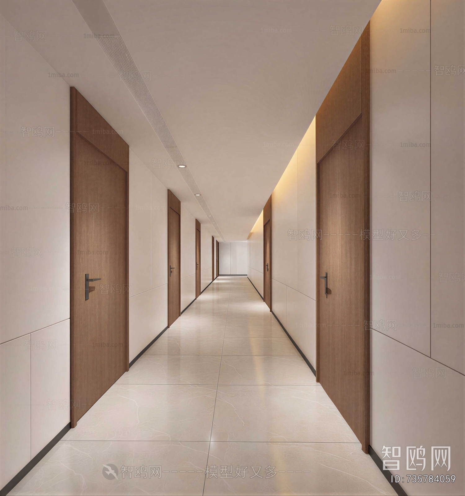 Modern Corridor/elevator Hall
