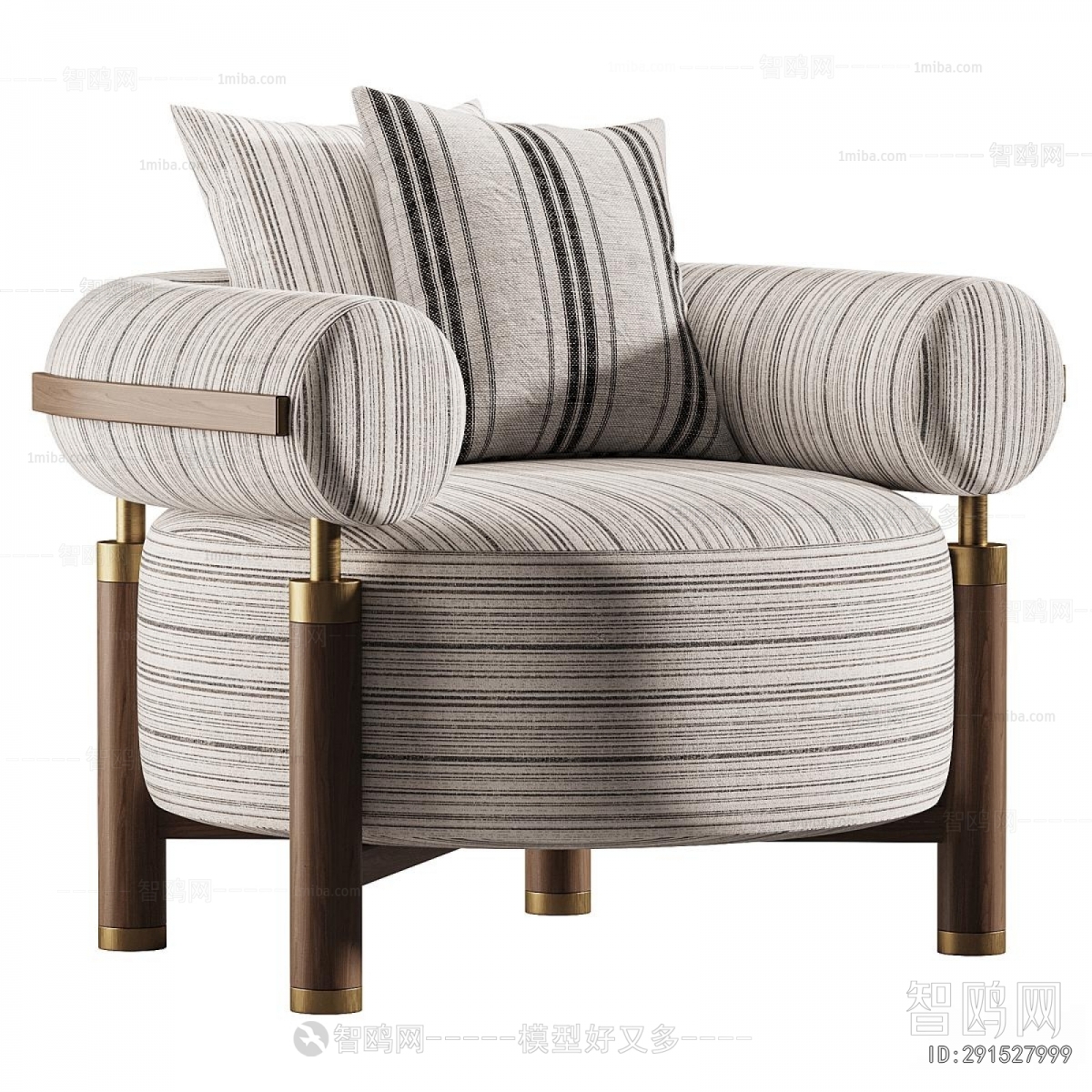 Nordic Style Single Sofa