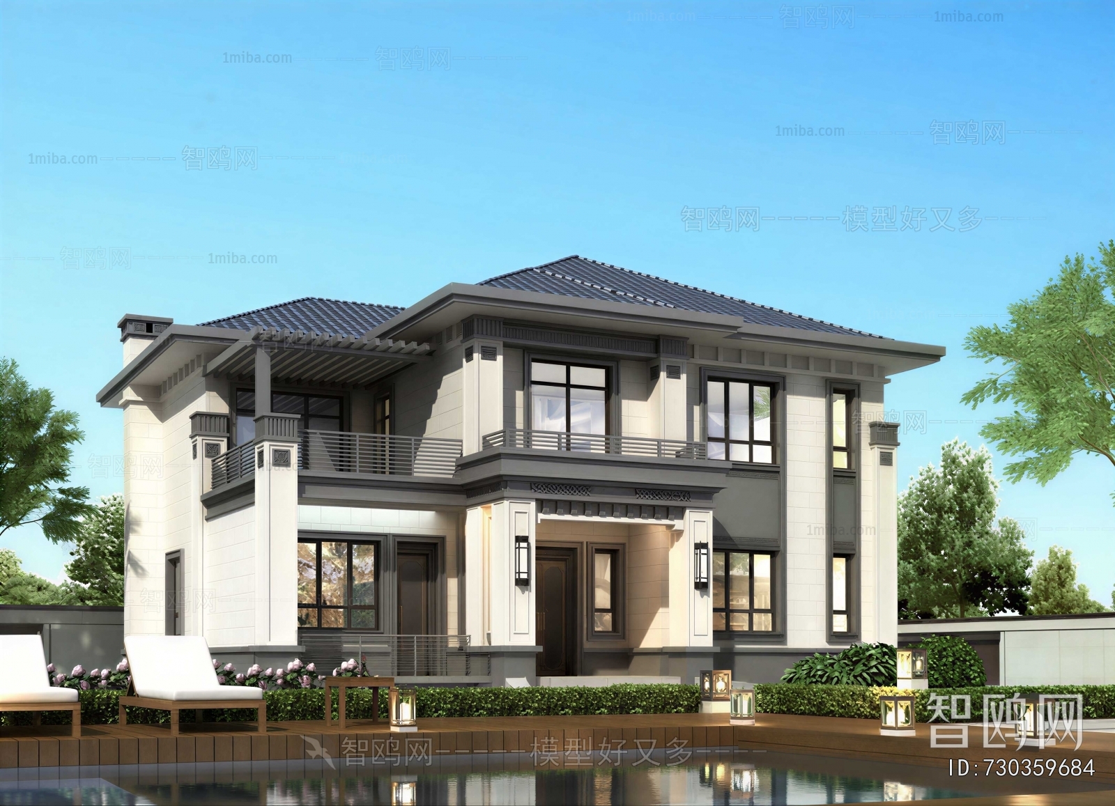 New Chinese Style Residential Building