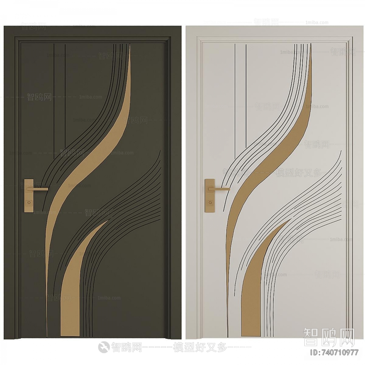 Modern Single Door