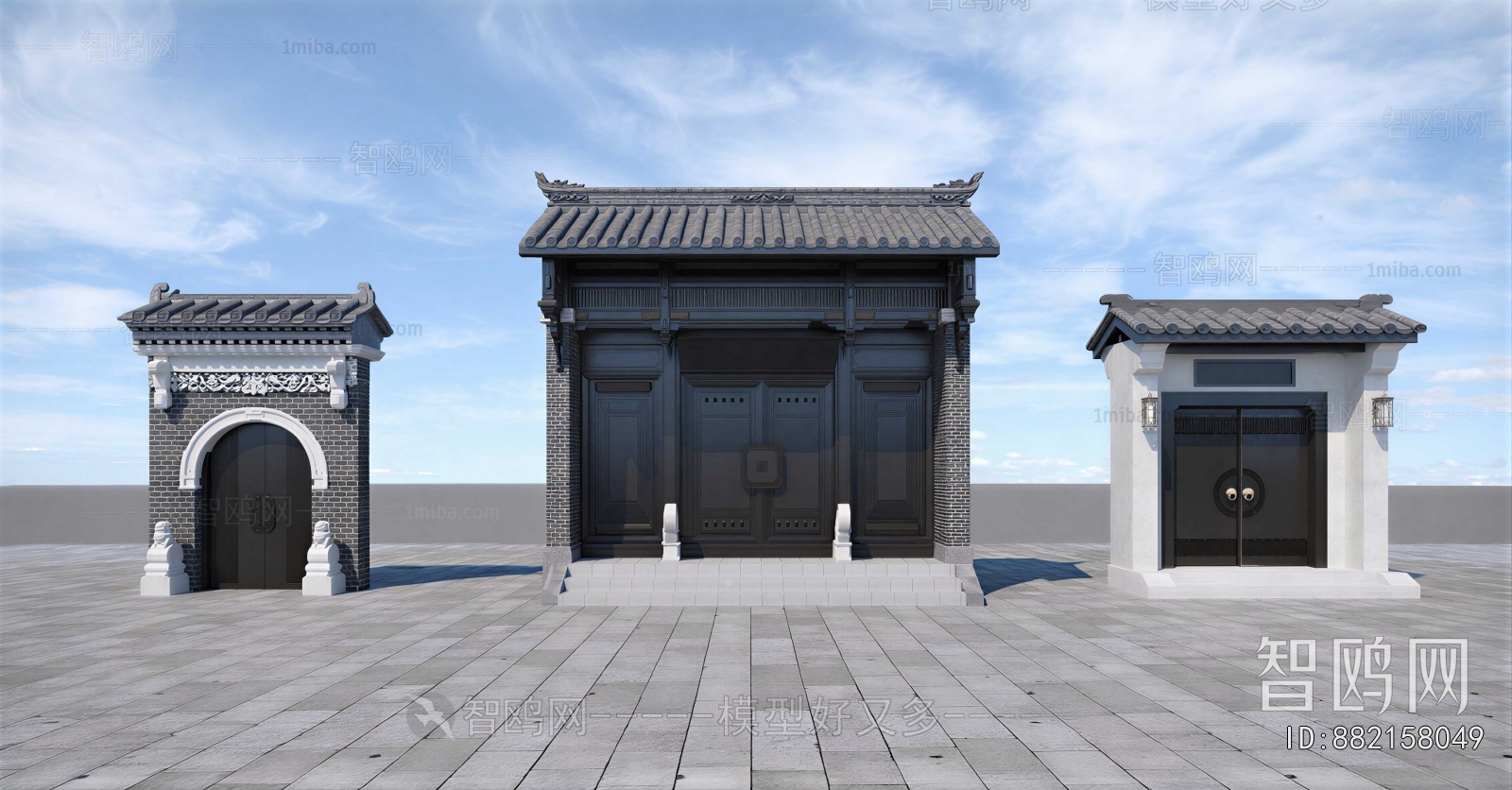 Chinese Style Ancient Architectural Buildings