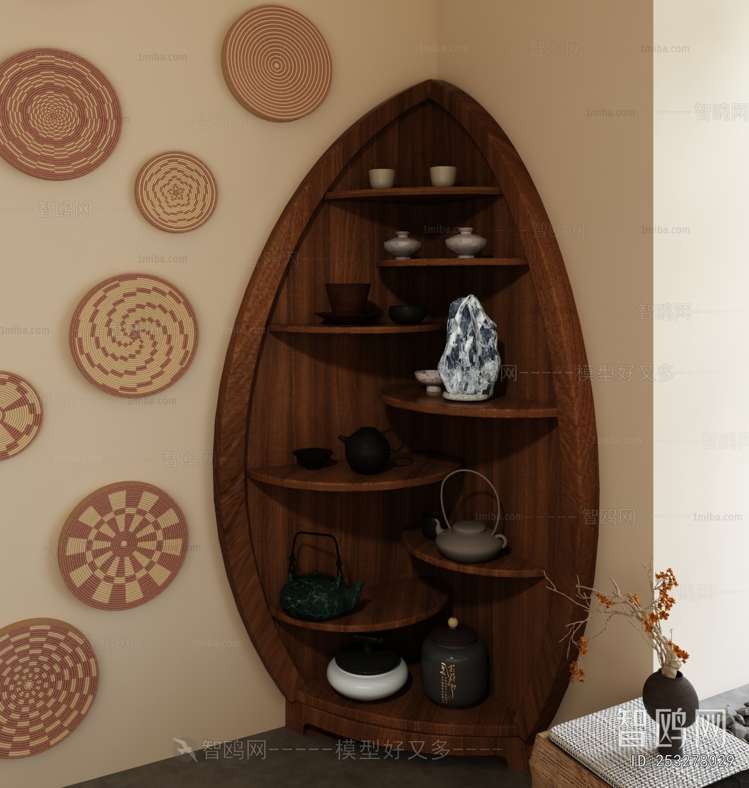 Chinese Style Side Cabinet