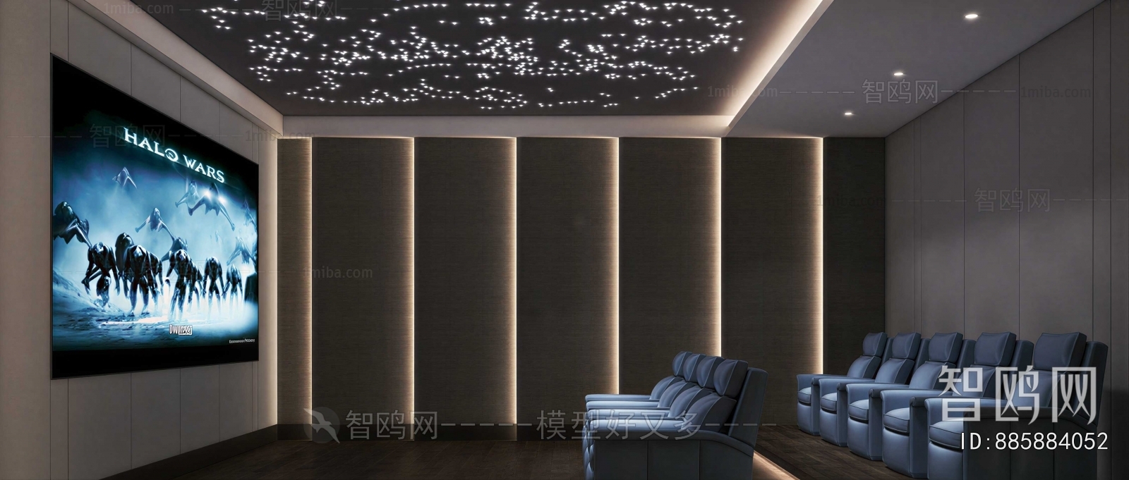 Modern Audiovisual Room