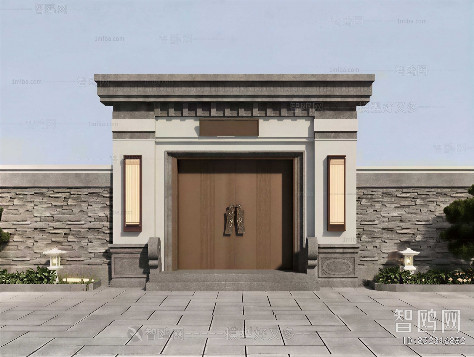 New Chinese Style Facade Element