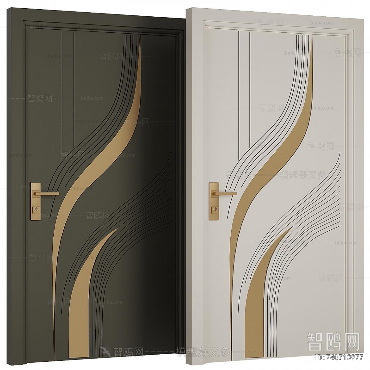 Modern Single Door