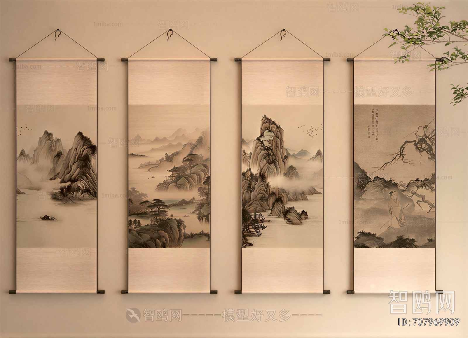 New Chinese Style Painting