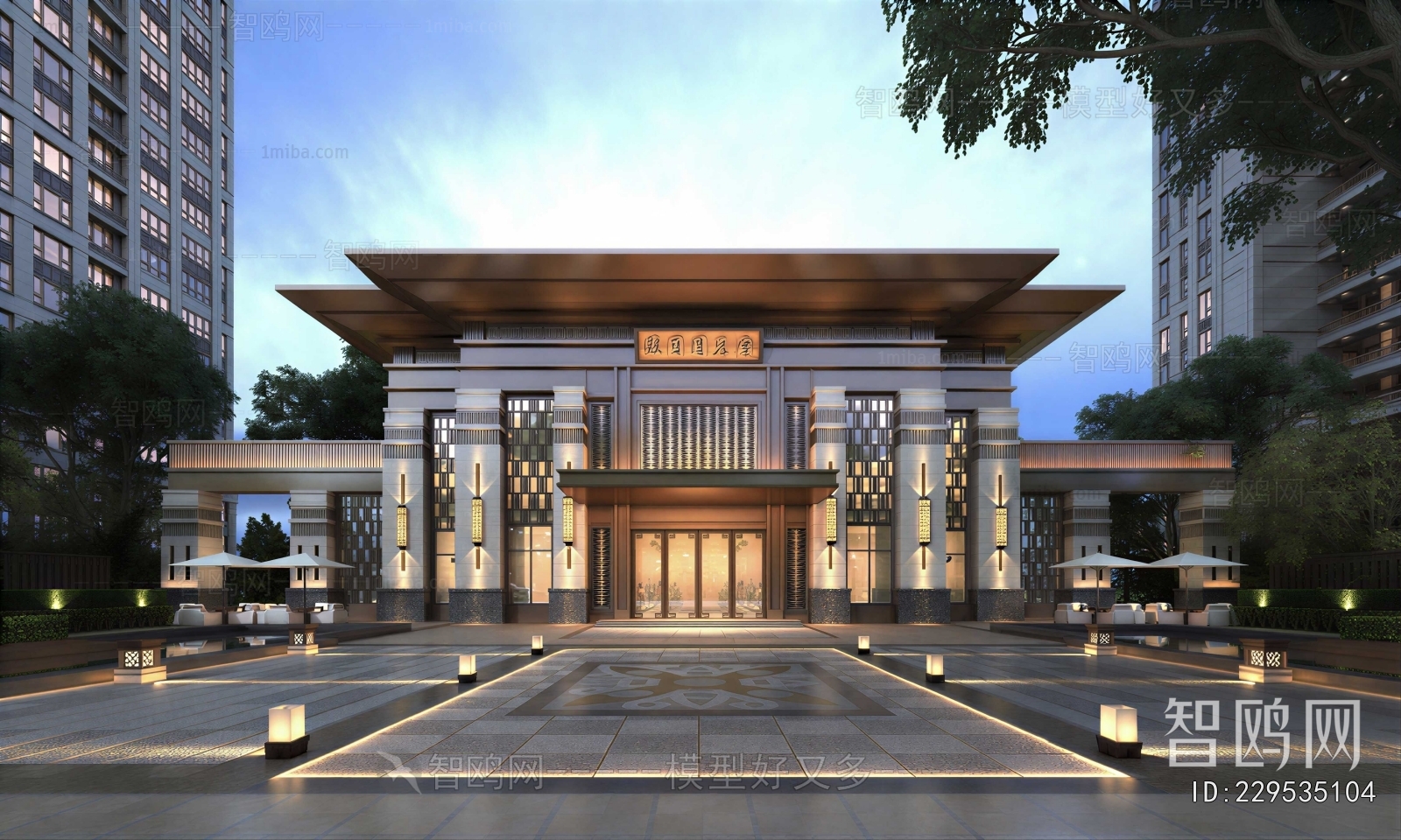 New Chinese Style Facade Element