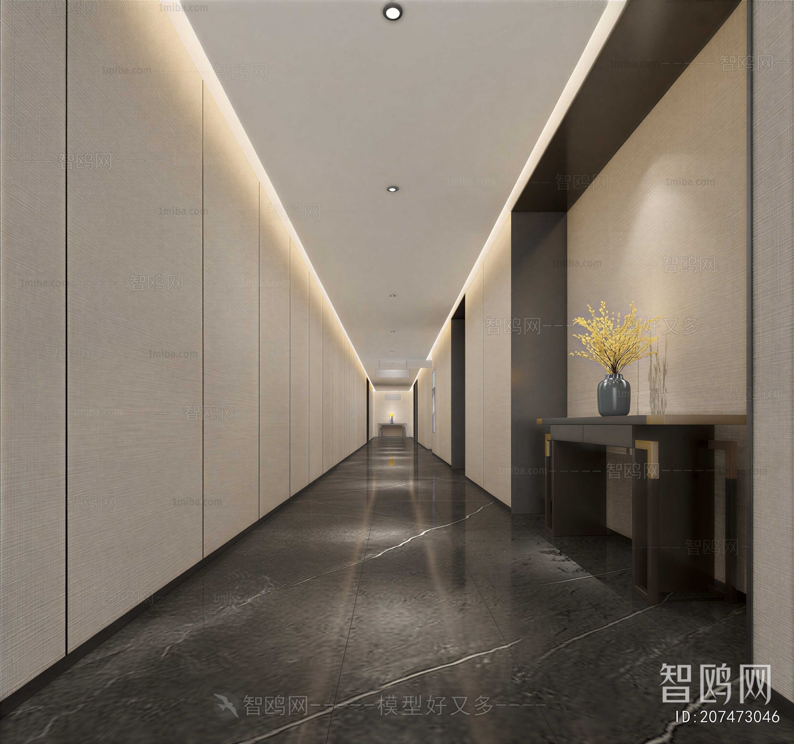 Modern Corridor/elevator Hall