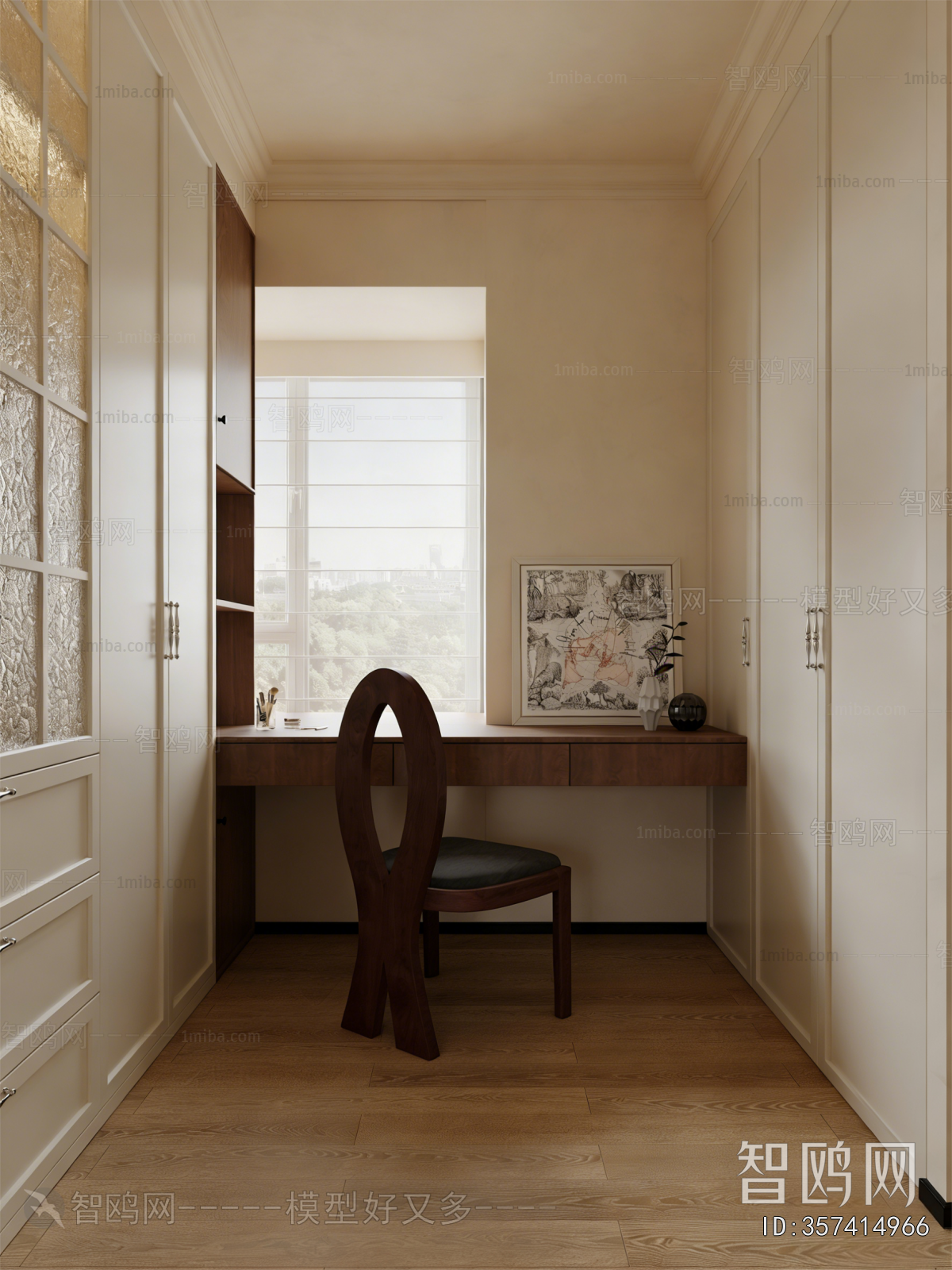 French Style Clothes Storage Area