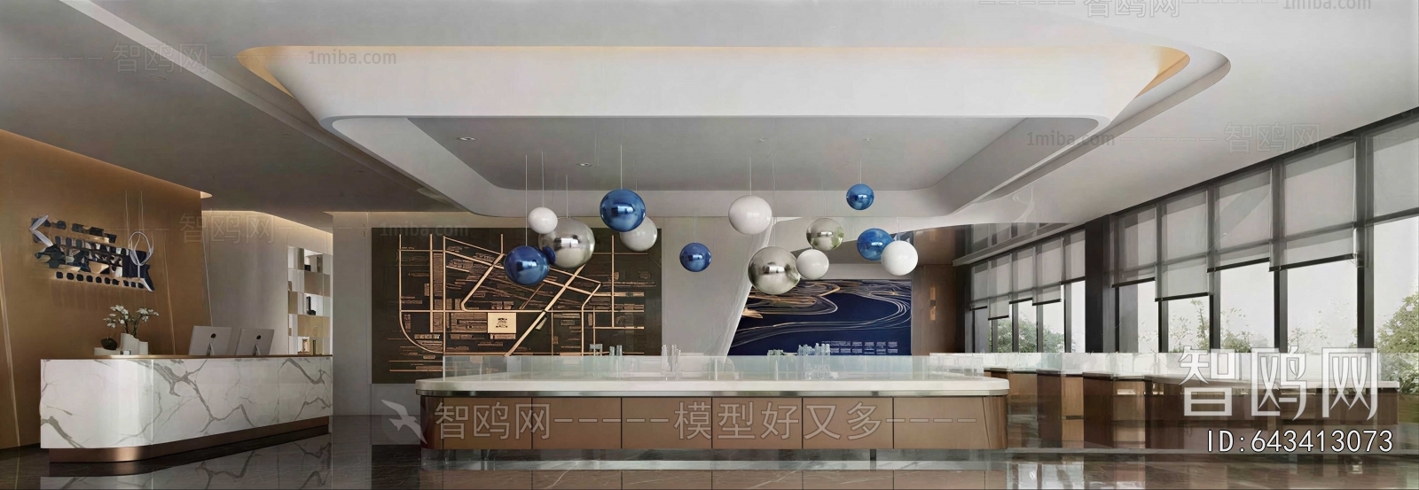 Modern Real Estate Sales Office