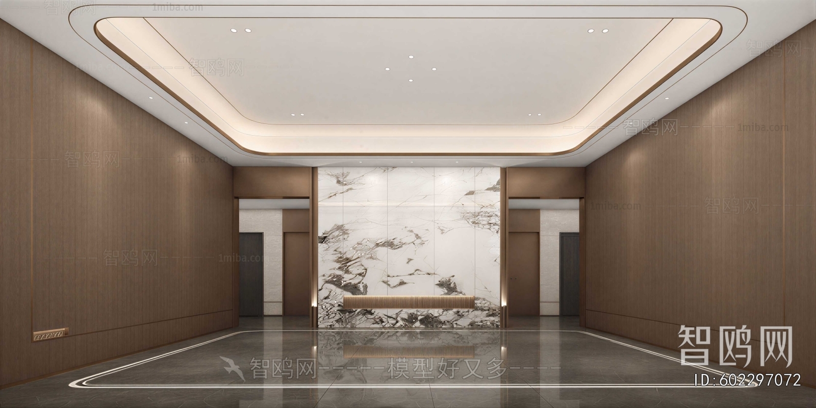 Modern Office Reception Desk