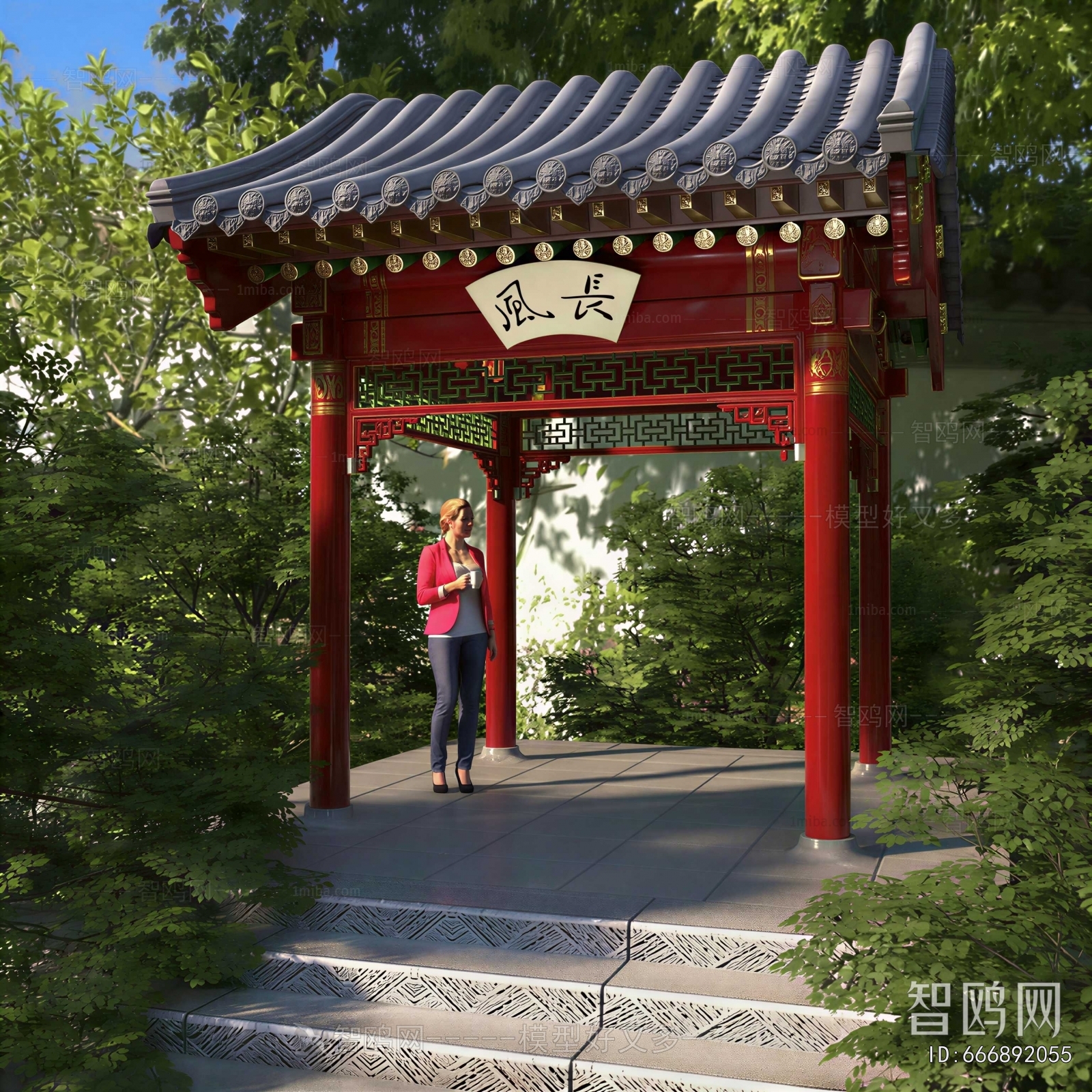 Chinese Style Building Component