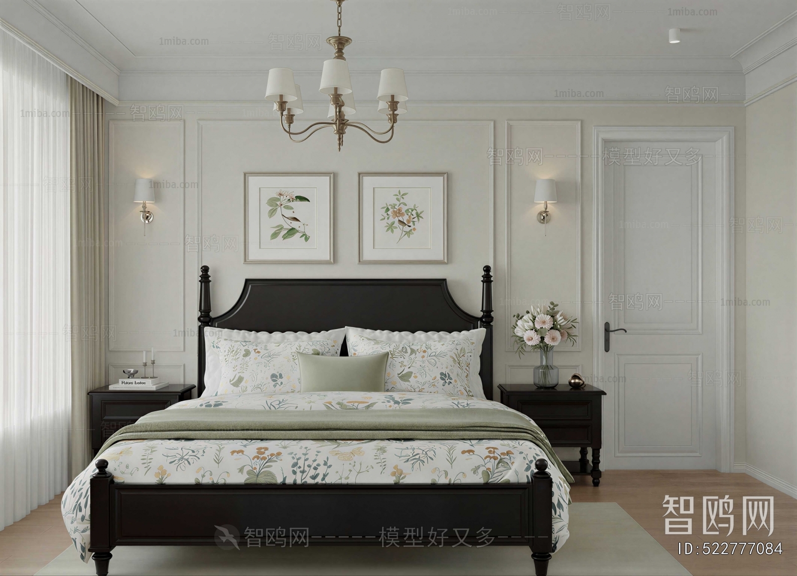 French Style Double Bed