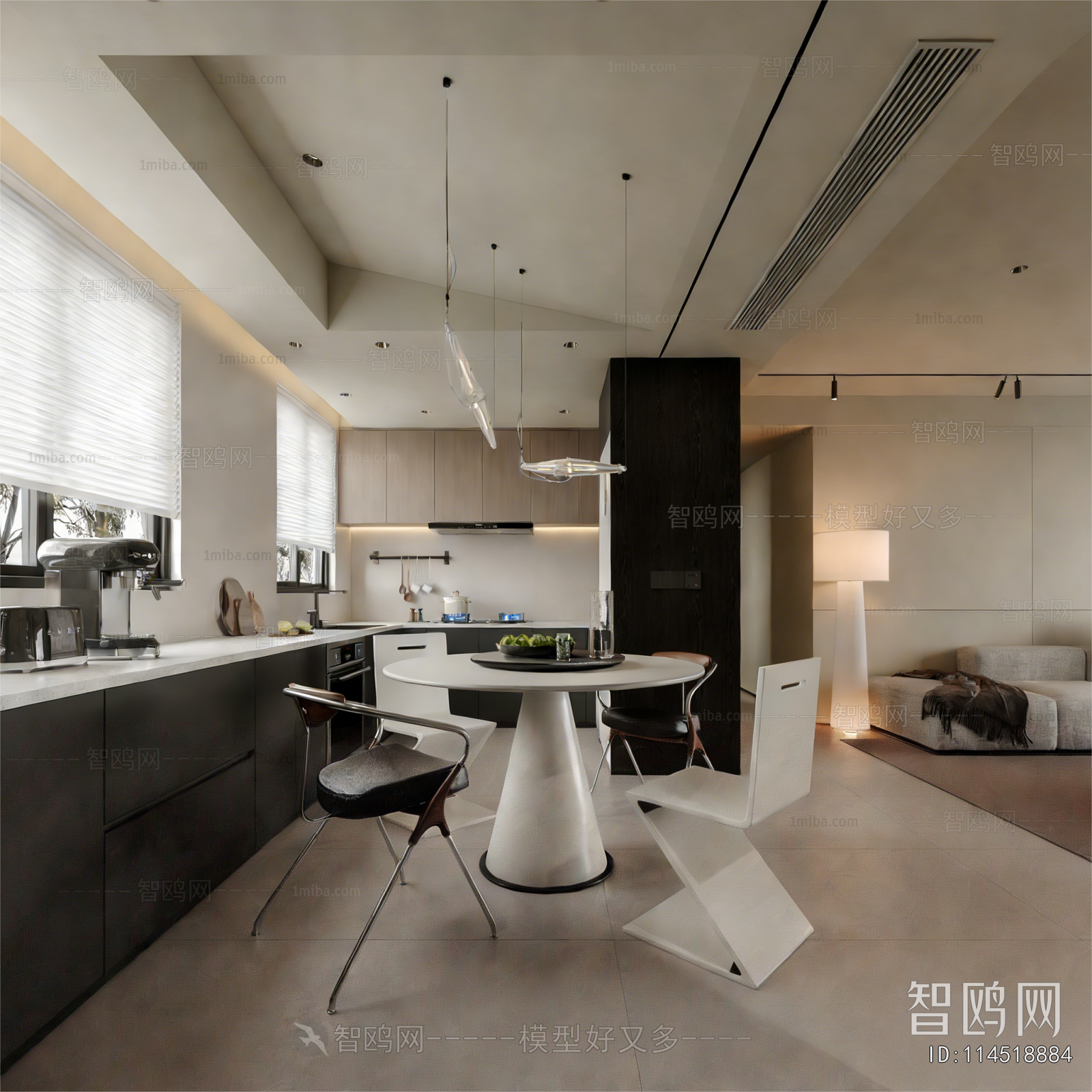 Modern Open Kitchen
