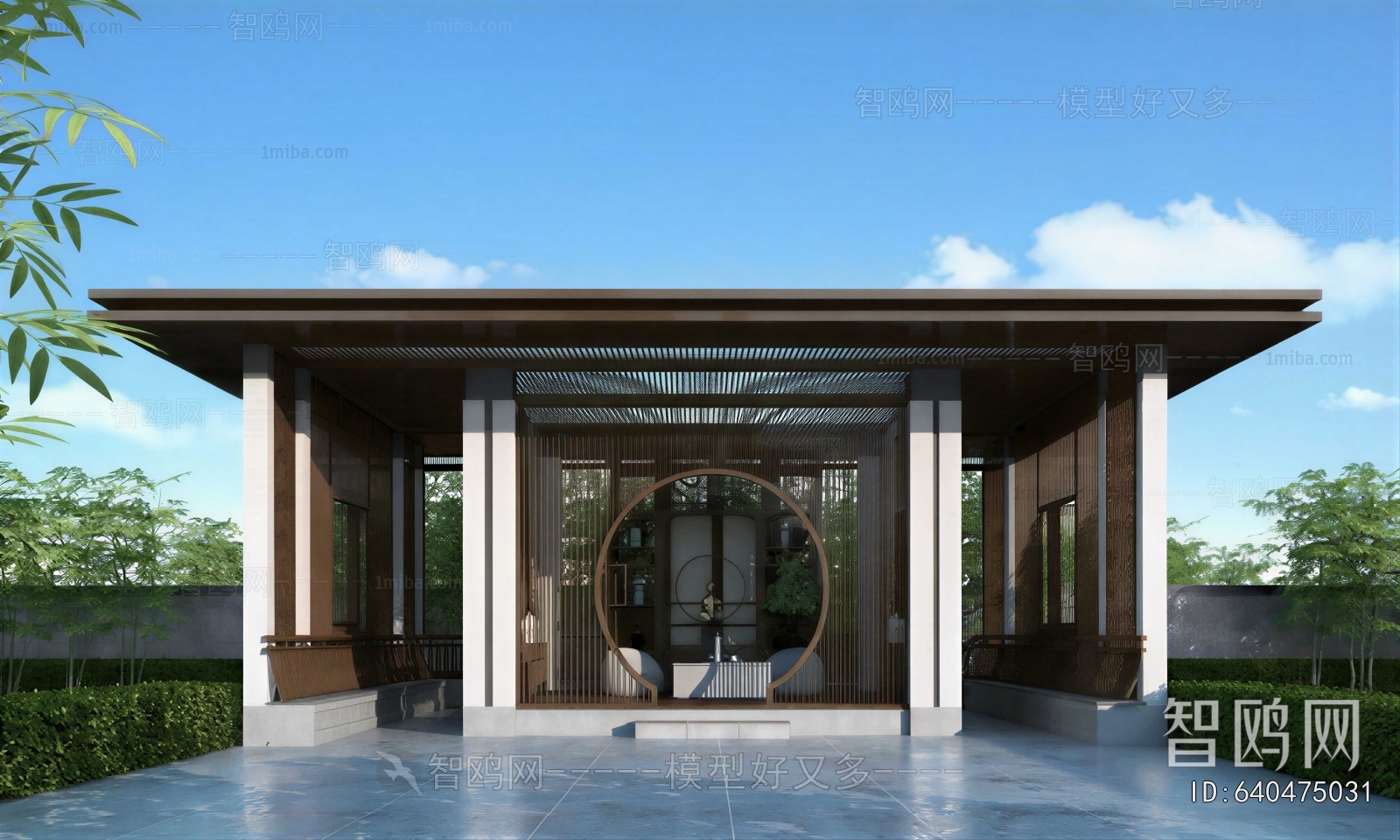 New Chinese Style Building Appearance