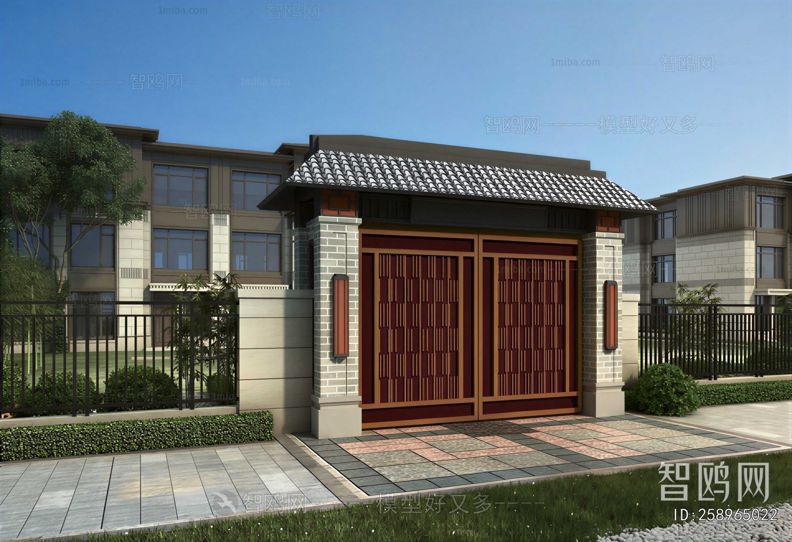 New Chinese Style Gate